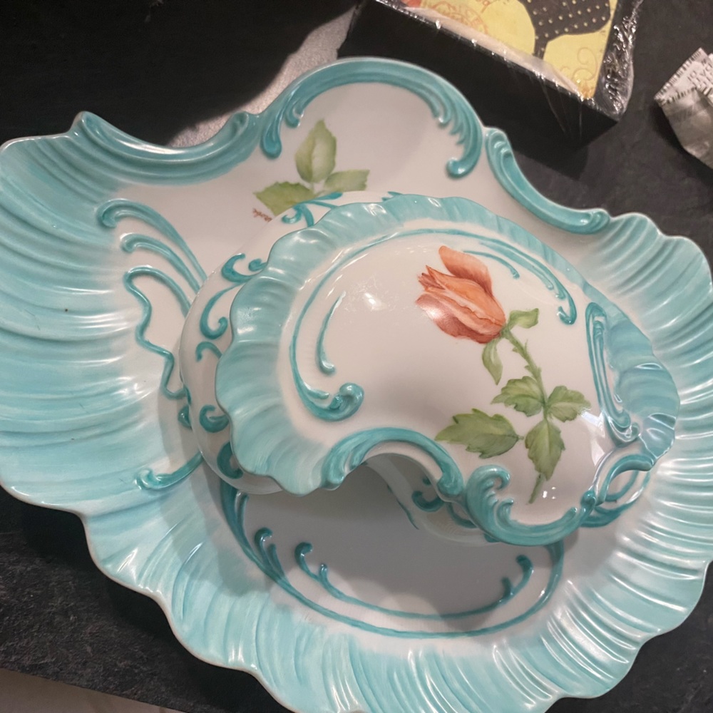 Vintage Dresser Tray and box